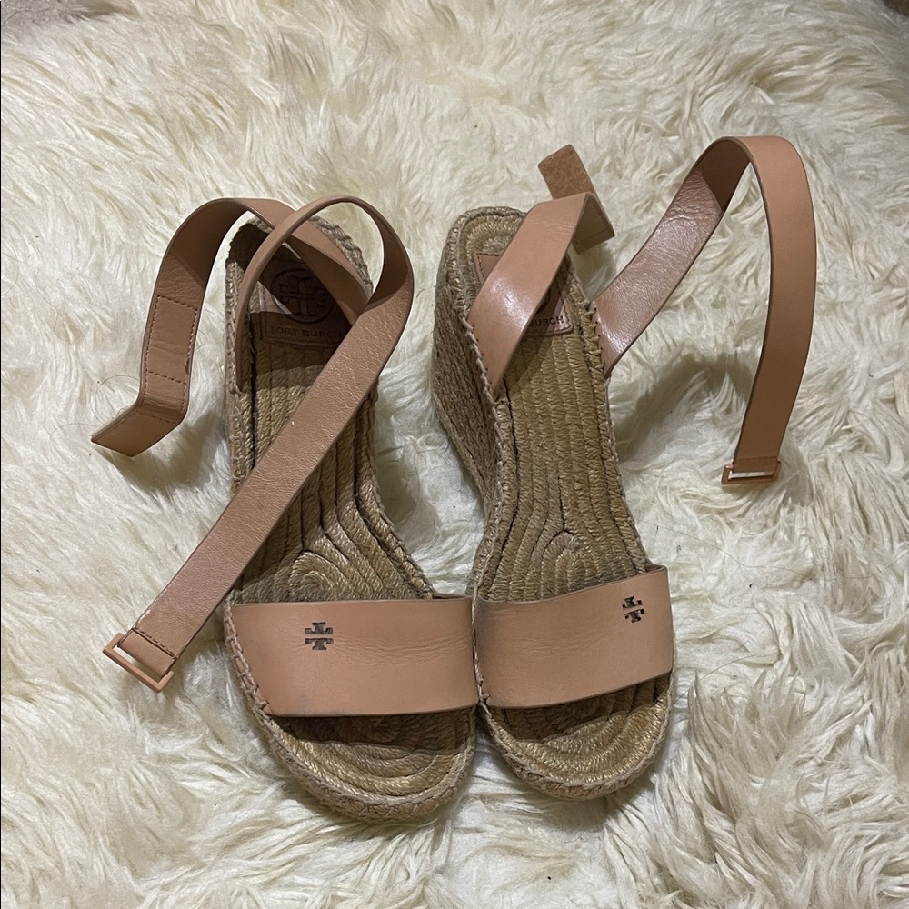 Tory Burch Bima 2 Nude Espadrille Sandals 8